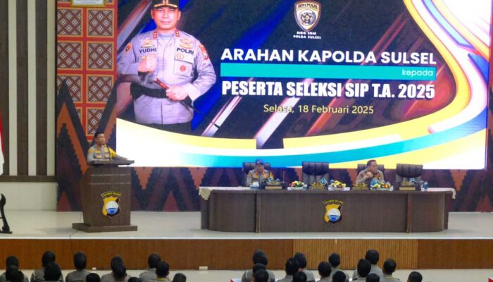 Kapolda Sulsel Tegas! Seleksi SIP Tanpa Suap!