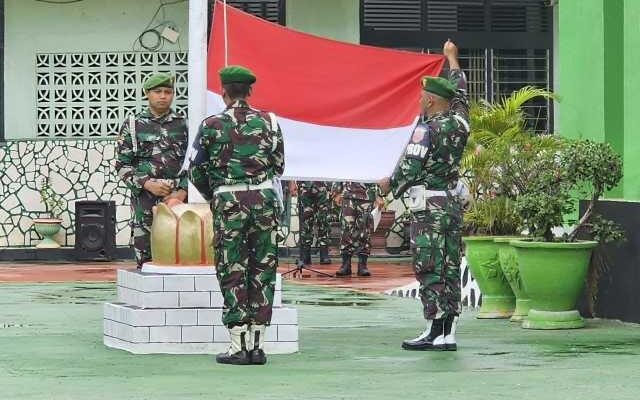 Upacara Kodim 1420/Sidrap: Kedisiplinan & Ketahanan Pangan Jadi Sorotan