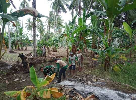 Inisiatif Babinsa Koramil 1420-03/Maritengngae Bikin Petani Sumringah
