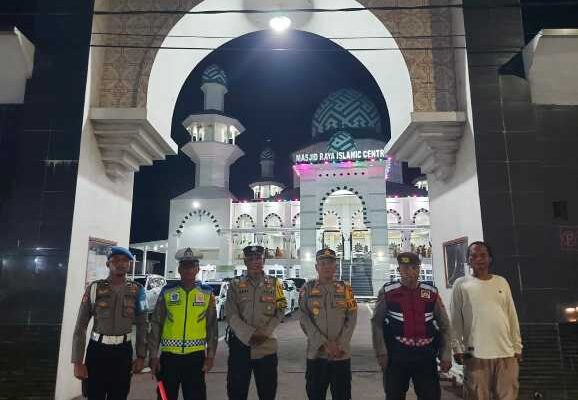 Kapolres Sidrap Pastikan Keamanan Masjid di Malam Pertama Ramadan
