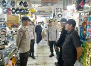 Jelang Lebaran, Sat Binmas Polres Sidrap Jaga Pasar Tetap Aman!