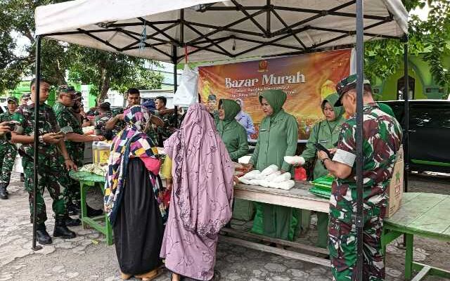 Bazar Murah Kodim 1420/Sidrap: Berkah Ramadan untuk Warga
