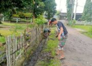 Babinsa Turun Parit, Warga Polewali Kompak Angkat Lumpur