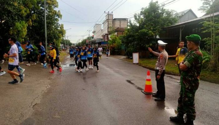 Sidrap Run 2025 Aman Terkendali, Polisi All Out Kawal Jalannya Event