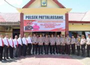 Kapolres Takalar Sambangi Polsek Pattallassang, Ini Pesan Tegasnya