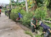 TNI Turun Drainase, Warga Angkat Jempol