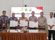 Polres Takalar dan Pemkab Teken MoU Jaga Kamtibmas, Disaksikan KASAL dan Kabaharkam Polri