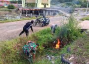 Aksi Bersih Desa: Babinsa Turun Tangan, Warga Semangat