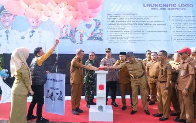 Hari Jadi ke-162 Jeneponto Diresmikan, Logo Baru Meluncur ke Langit