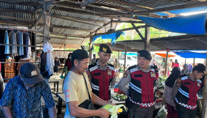 Polisi Sisir Pasar Palleko, Warga Diingatkan Waspada Copet