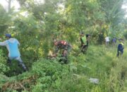 Babinsa Ajak Warga Gempur Semak, Irigasi Sawah Dibersihkan!