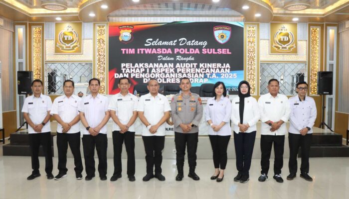 Audit Dimulai! Kapolres Sidrap Sambut Tim Itwasda Polda Sulsel