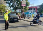Polisi Turun Jalan, Takalar Sore Itu Tak Lagi Macet