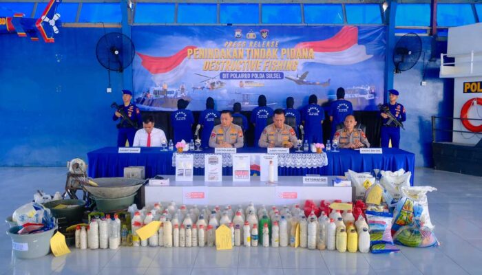 Bom Ikan Dibongkar! 9 Tersangka Diringkus, Laut Sulsel Diselamatkan