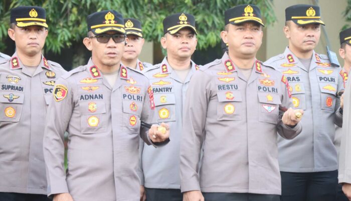 Fantry Tampil Tegap! Komando Pagi di Markas Polda Sulsel