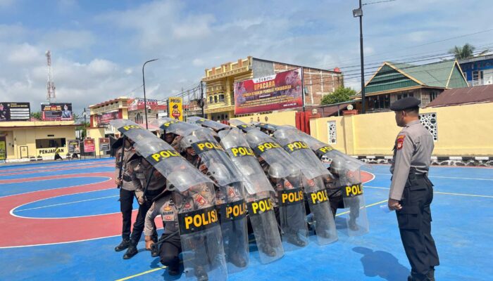 Format Siaga! Polres Sidrap Siap Kawal Aksi Buruh