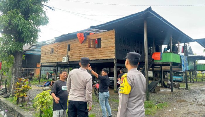 SPKT dan Polsubsektor Kulo Sigap Tangani Bencana Kulo