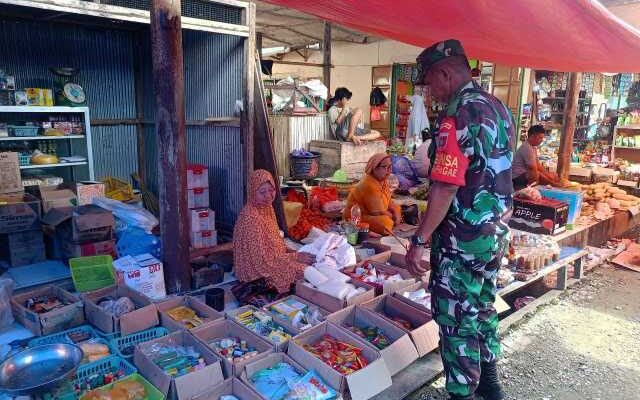 Serka Ramli Pastikan Harga Sembako Stabil di Pasar Empagae