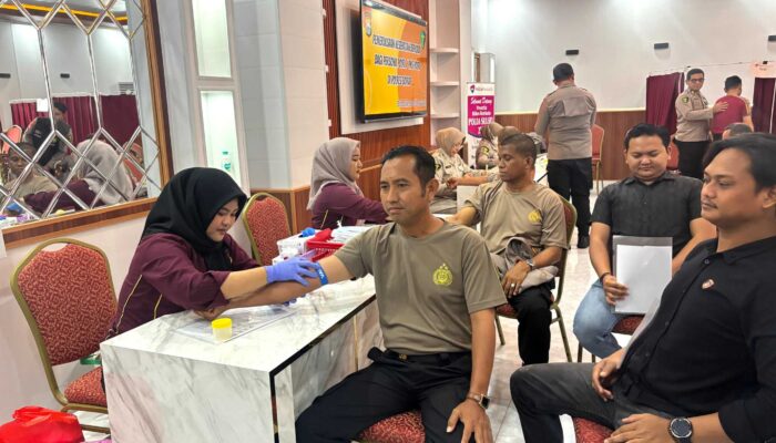 Rikkes Polres Sidrap: Cek Kesehatan, Jaga Kinerja!