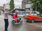 Sat Lantas Sidrap Hadir Duluan Sebelum Macet Datang