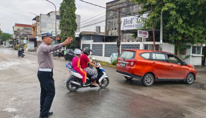 Sat Lantas Sidrap Hadir Duluan Sebelum Macet Datang