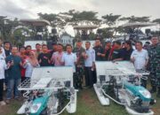 Dandim 1420/Sidrap Hadiri Penyerahan Bantuan Alsintan