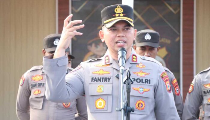 Apel Pelepasan Baja Papua, Kapolres Beri Pesan Kebangsaan