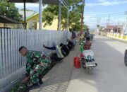 Personel Koramil 1420-02/Tellu Limpoe Beraksi di Hari Libur