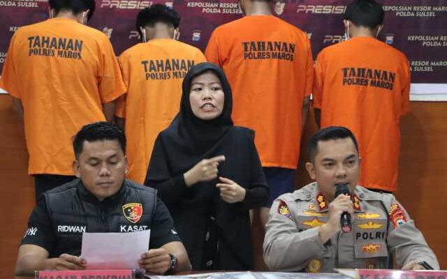 Polres Maros Tangkap Geng Viral!