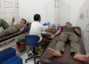Satgas Madago Raya Donor Darah untuk Warga Penderita Gagal Ginjal dan Paru-paru di Poso
