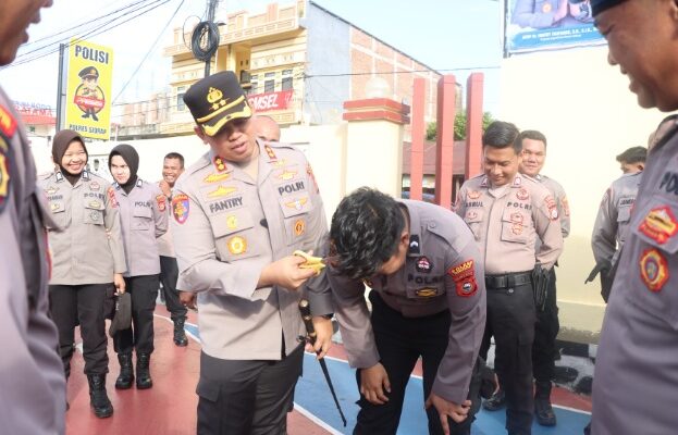 Sipropam Polres Sidrap Razia Internal!