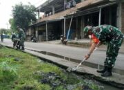 Batituud Koramil 1420-03 Gerak Cepat Bersihkan Parit