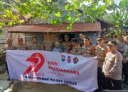 Bedah Rumah, Hadiah Manis dari Polres Sidrap