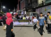 Kapolsek Kawal Ketat Pawai Obor di Sidrap