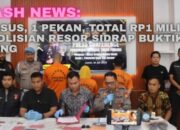 3 Kasus, 1 Pekan, Rp1 Miliar! Kepolisian Resor Sidrap Buktikan Taring