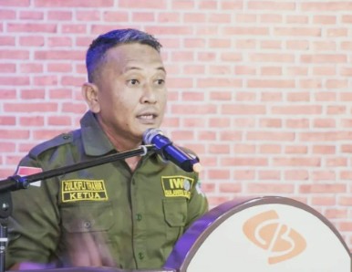 Ketua IWO Sulsel Zulkifli Thahir memberikan pernyataan resmi apresiasi untuk Polri saat peringatan Hari Bhayangkara ke-79