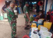 Babinsa Koramil 02 Cium Aroma Gejolak Pasar