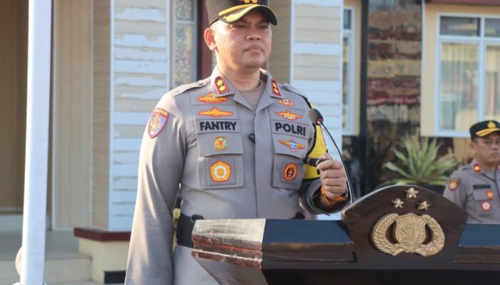 Kapolres Sidrap Sorot Wilayah Rawan Saat Pimpin Sertijab