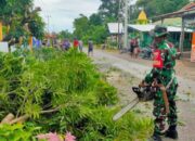 Babinsa Desa Rijang Panua Beraksi di Tengah Desa