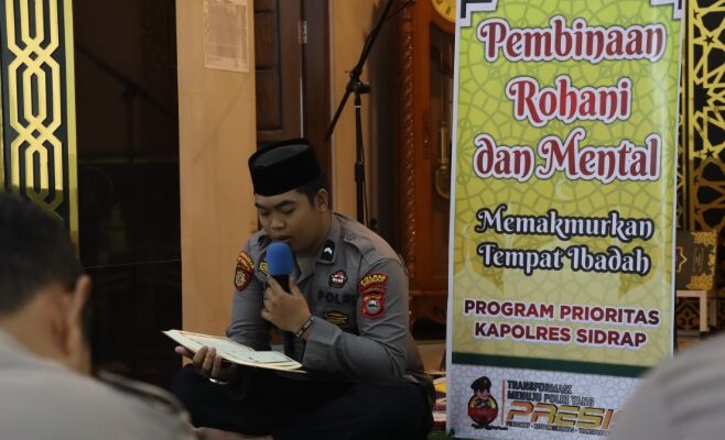 Polres Sidrap Tak Sekedar Tegas, Tapi Juga Taat