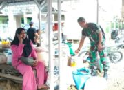 Ketika Babinsa Koramil Tellu Limpoe Jaga Stabilitas Ekonomi Lokal