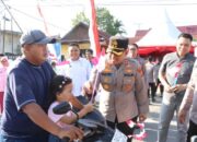 Geger! Aksi Unik Kapolres Sidrap di Jalan Raya Jelang 17 Agustus