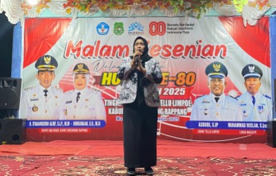Wakil Bupati Sidrap Panaskan Semangat HUT RI di Tellu Limpoe