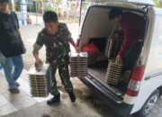 Babinsa Salurkan Gizi, Ribuan Warga Sidrap Senyum