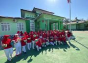 Semarak Kemerdekaan ke-80, Persit Kodim 1420/Sidrap Gelar Senam Bersama di Makodim