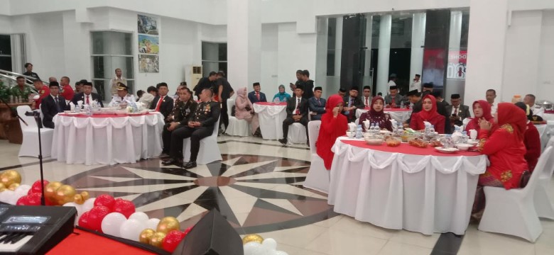 Dandim 1420/Sidrap hadiri malam ramah tamah Forkopimda bersama Paskibraka.