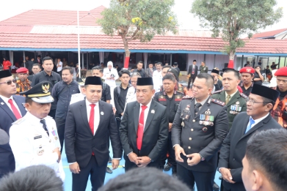 AKBP Dr. Fantry bersama Forkopimda Sidrap hadiri remisi HUT RI di Lapas Sidrap.