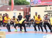 Polres Sidrap Peringati HUT RI 80 Dengan Lomba Menarik