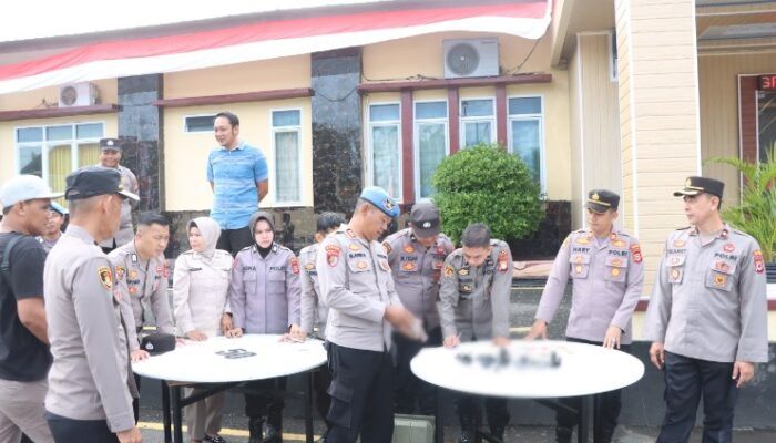 Cegah Penyalahgunaan Senjata, Kapolres Sidrap kumpulkan personil pemegang senpi