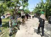 Babinsa Timoreng Panua Pimpin Aksi Bersih Desa